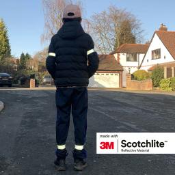 Salzmann Envoltório de tapa reflexivo de alta visibilidade – braçadeira de segurança para corrida noturna, ciclismo, caminhada – feito com Scotchlite 3M - Image 6