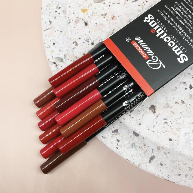Conjunto 12 Batons Profissional Matte com Lápis de Contorno e Gloss