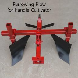 Arado de sulco para micro tiller/sulco ridge hiller ditcher livramento lavando cultivador arado ferramentas de jardim - Image 2