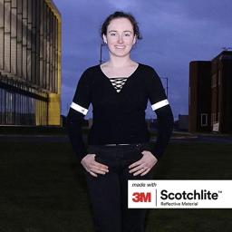Salzmann Envoltório de tapa reflexivo de alta visibilidade – braçadeira de segurança para corrida noturna, ciclismo, caminhada – feito com Scotchlite 3M - Image 5