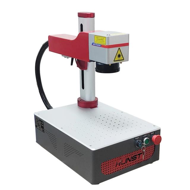 Hunst Máquina de Marcação a Laser de Fibra Portátil 30W Mini Gravador a Laser