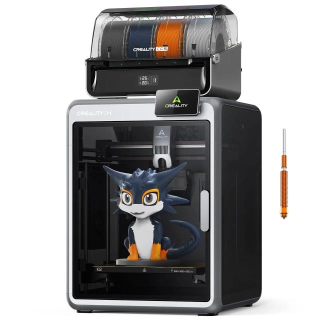 Creality K2 Combo Impressora 3D Alta Velocidade 600mm/s Multicolorida CFS