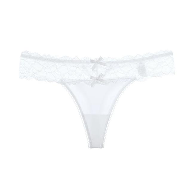 Calcinha de Renda Sexy Cintura Baixa Bordada - Tentação e Leveza