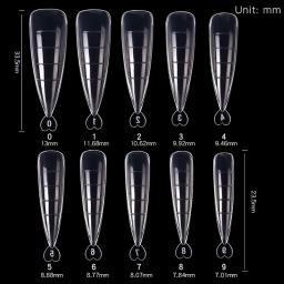 100 unidades/caixa de Formas para Unhas em Gel Poligel Transparente – Ferramentas Profissionais para Manicure Perfeita - Image 4
