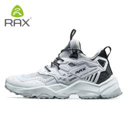 Rax tênis de corrida masculino e feminino, calçado esportivo ao ar livre, respirável, leve, malha de ar, superior, antiderrapante, sola de borracha natural - Image 3