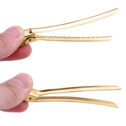 Aço inoxidável Hair Care Clips, Cabeleireiro Seccionamento Clips, Clips para Barber, Hair Cut Use, Styling Tools, 5 pcs, 10pcs - Image 4