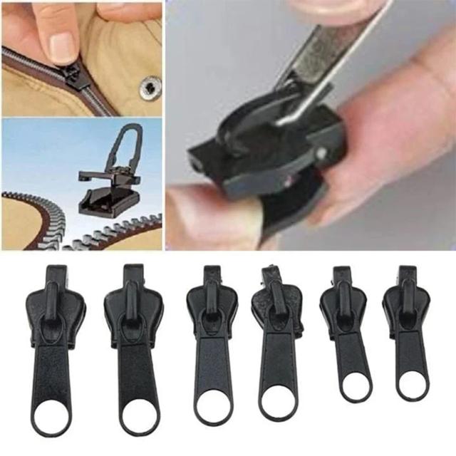 Kit de Reparo de Zíper Universal 6 Peças - Solução Instantânea