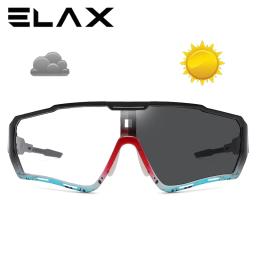 ELAX Marca Novo Estilo Óculos de Sol Fotocromáticos Esportes Homens Mulheres Mtb Bicicleta Óculos de Ciclismo - Image 1