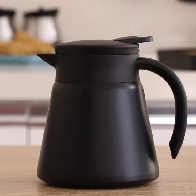 Bule de Chá Térmico Leeseph Aço Inoxidável 304 Isolamento a Vácuo 600ml