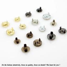 Fechos magnéticos Fechos Botões para Bolsa, Carteira Artesanato, Saco Peças Acessórios, Adsorção Fivela, 14mm, 18mm, 10 conjuntos por lote - Image 5
