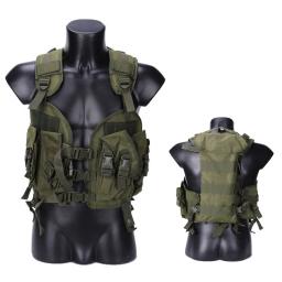 Colete Tático de Equipamento Militar para Caça e Airsoft com Camuflagem e Bolsa de Água - Colete Esportivo - Image 1