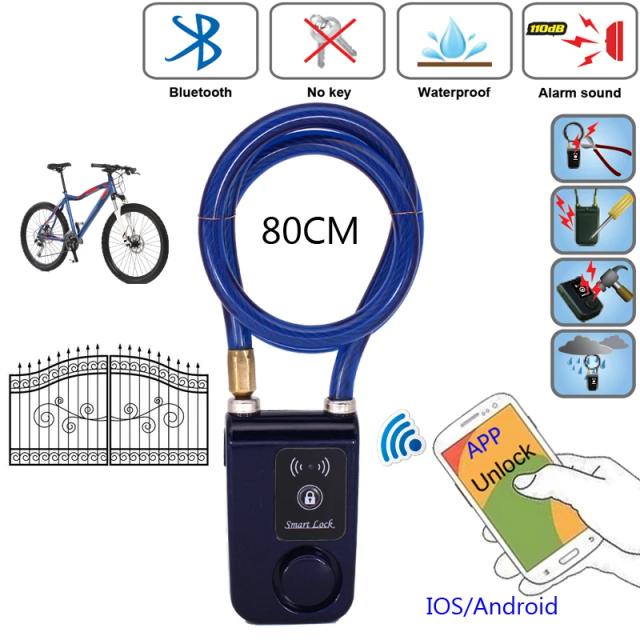 RAYKUBE Fechadura Elétrica Inteligente Bluetooth App Anti Roubo 110dB