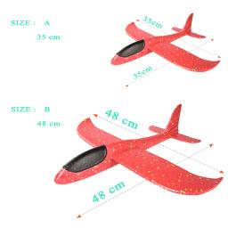 Crianças diy mão jogando avião brinquedo planador lutador voando brinquedo espuma avião modelo jogo ao ar livre saco de festa enchimentos para crianças - Image 6