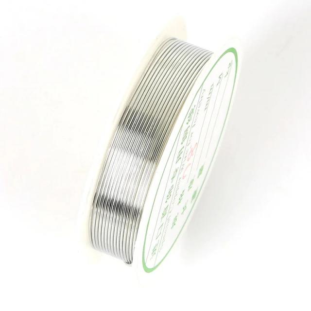 0.2/0.25/0.3/0.4/0.5/0.6/0.8/1mm ouro prata cor liga cabo miçangas fio diy artesanato fazendo jóias cabo corda acessórios