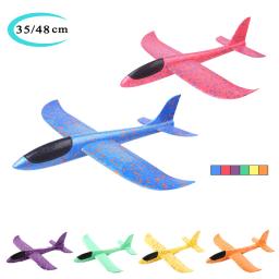 Crianças diy mão jogando avião brinquedo planador lutador voando brinquedo espuma avião modelo jogo ao ar livre saco de festa enchimentos para crianças - Image 1