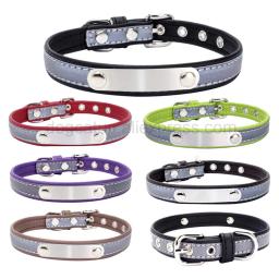 Gravar coleira reflexiva para cães, coleiras personalizadas para animais de estimação, etiqueta de identificação de gato para animais de estimação pequenos, médios e grandes, nome, número de telefone, correntes, presente para cães - Image 4