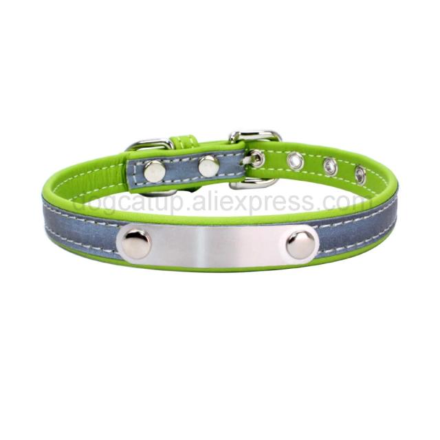 Gravar coleira reflexiva para cães, coleiras personalizadas para animais de estimação, etiqueta de identificação de gato para animais de estimação pequenos, médios e grandes, nome, número de telefone, correntes, presente para cães