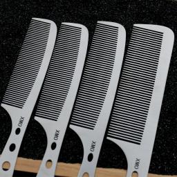 Brainbow 1 peça pente de aço titânio profissional salão de cabeleireiro antiestático pente de barbeiros escova de cabelo ultrafina para homens - Image 4