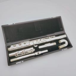 Nova marca muramatsu flauta alto g tune 16 teclas de buraco fechado instrumento musical banhado a tira com estojo - Image 2