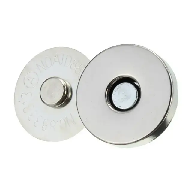 Fechos magnéticos Fechos Botões para Bolsa, Carteira Artesanato, Saco Peças Acessórios, Adsorção Fivela, 14mm, 18mm, 10 conjuntos por lote