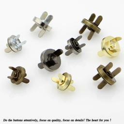 Fechos magnéticos Fechos Botões para Bolsa, Carteira Artesanato, Saco Peças Acessórios, Adsorção Fivela, 14mm, 18mm, 10 conjuntos por lote - Image 6