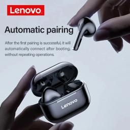 Lenovo-LP40 Auscultadores Sem Fio, TWS Fones De Ouvido Bluetooth, Touch Control, Sport Headset, Fones De Ouvido Estéreo Para Telefone, Android, Original - Image 2