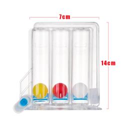 3 bolas treinador de respiração função pulmonar melhoria treinador espirometria respiratória sistema de medição exercitador de respiração - Image 6