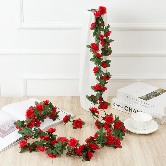 Flores Artificiais Rosa 250cm para Casamento e Decoração de Casa