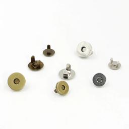Fechos magnéticos Fechos Botões para Bolsa, Carteira Artesanato, Saco Peças Acessórios, Adsorção Fivela, 14mm, 18mm, 10 conjuntos por lote - Image 4