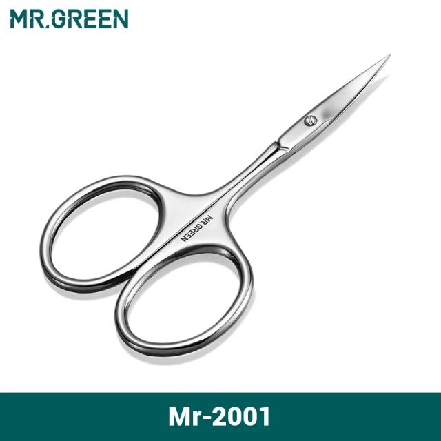 MR.GREEN Tesoura de Cutícula Profissional Aço Inoxidável 1 Unidade