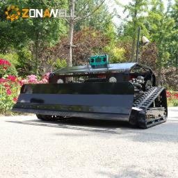 Cortador de Grama Robótico de Esteira Personalizado com Controle Remoto — Robô de Corte de Grama Autopropelido sem Fio para Terrenos Inclinados de 800mm — Em Promoção com Preço Baixo - Image 4