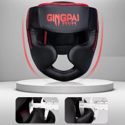 Kick boxe capacete karate muay thai guantes de boxeo luta livre chapelaria mma cabeça guarda sanda treinamento adultos crianças equipamentos - Image 4