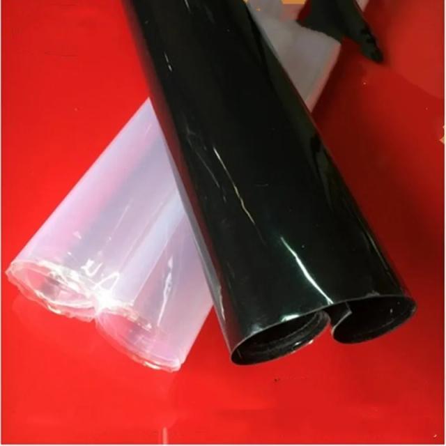 0.1mm/0.2mm/0.3mm/0.5mm/0.8mm 1mm Folha de borracha de silicone de alta qualidade 500mm de largura 500mm de comprimento Filme de silicone transparente