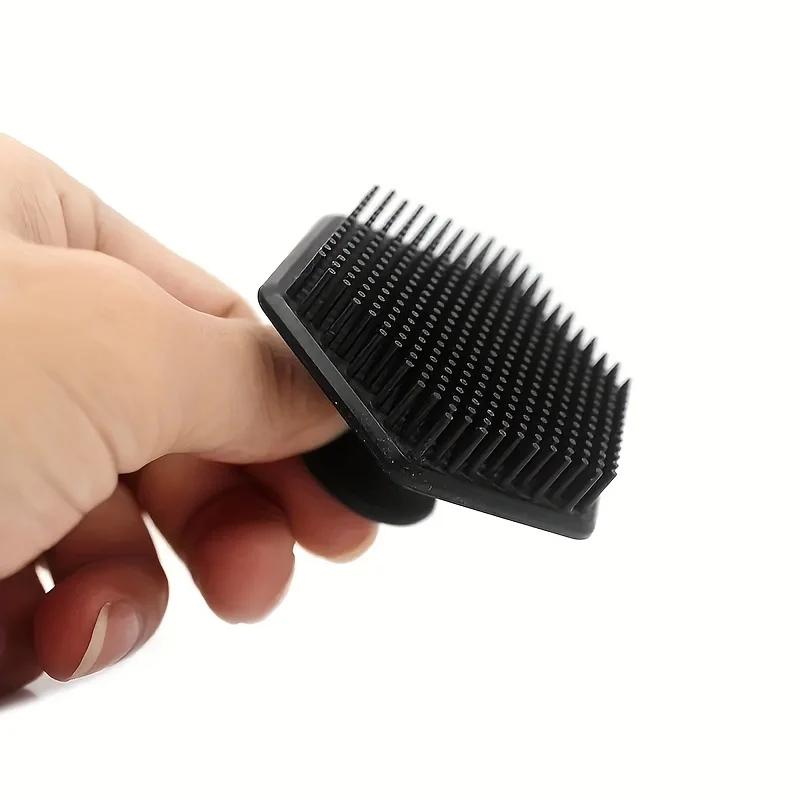 Conjunto de ferramentas de limpeza facial de 1/3 peças, ferramenta de raspagem em forma de coração de aço inoxidável, rolo de gelo, escova facial de silicone. - Image 1