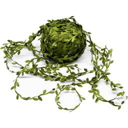 10/20m folha de seda em forma de artesanal folhas verdes artificiais videiras falsas banheiro decorativo diy grinalda acessórios decoração para casa - Image 1