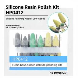 Kit de Polimento de Resina Hp0412 com 12 Peças para Ferramentas de Baixa Velocidade, Diâmetro do Haste Tipo Hp 2.35mm - Image 3