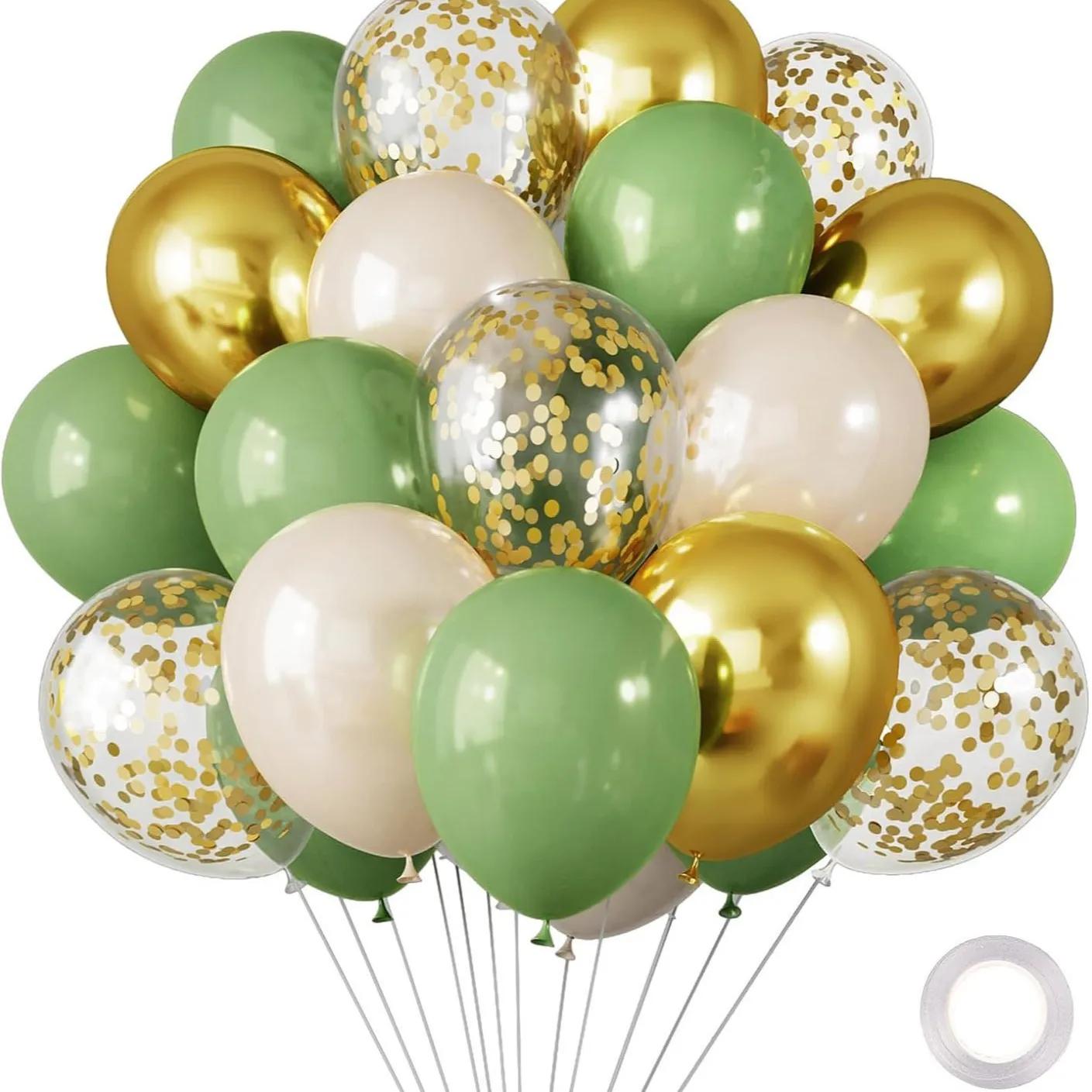 30 pçs balão de látex cromado branco rosa azul bola de hélio casamento adulto festa de aniversário decoração chá de bebê globos - Image 1