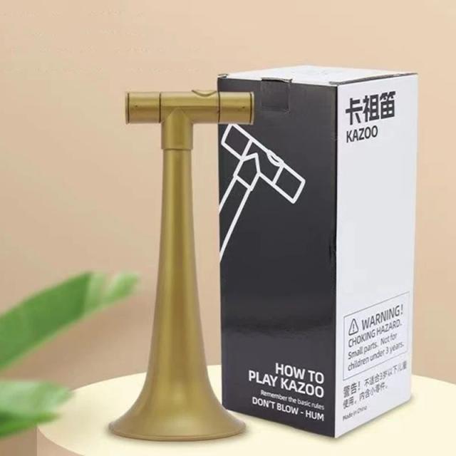 Kazoo Profissional Trompete Grande de Resina - Som Rico e Estável