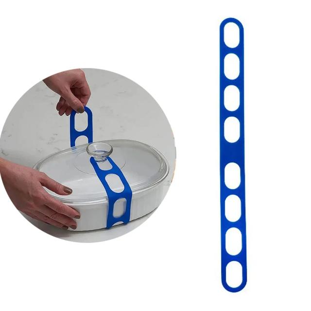 Alça de Tampa Reutilizável Silicone Elástico Universal 54cm