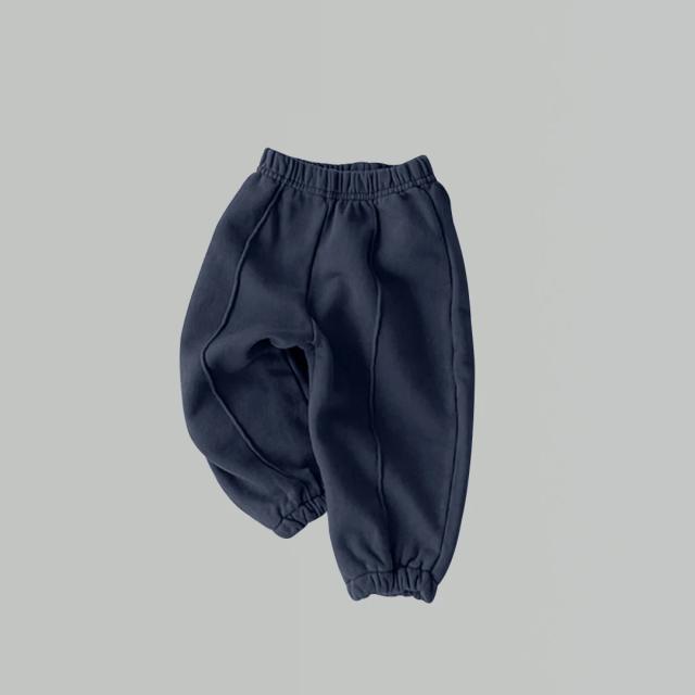 Calça Infantil Monocromática Lisa Primavera Outono