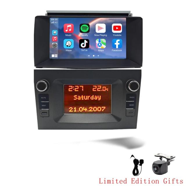 Rádio Multimídia Automotivo para Opel Astra H 2005-2012 com Carplay e Android Auto Sem Fio