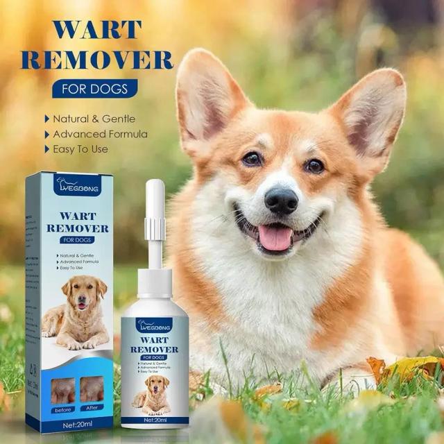 Removedor de verrugas para cães, tratamento para remoção de papilomas cutâneos em gatos, combate a verrugas, calos e outras lesões cutâneas, tratamento indolor para limpeza de verrugas, reparação da pele, líquido para cuidados com a pele de animais de estimação.