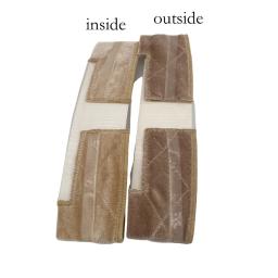 Nova dupla face de silicone veludo fivela de metal antiderrapante bandana para segurar perucas acessórios - Image 3