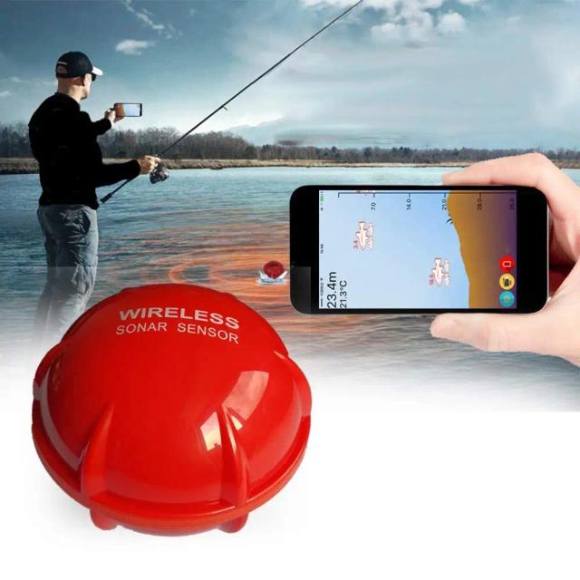 FindFish Localizador de Peixes Sem Fio Sonar Sensor Echo Sounder para Pesca