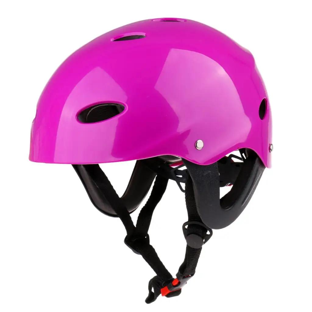 Capacete de esportes aquáticos ABS Shell Segurança Headpiece Kayak Canoa Acessório de barco à deriva para adultos e crianças - Image 1
