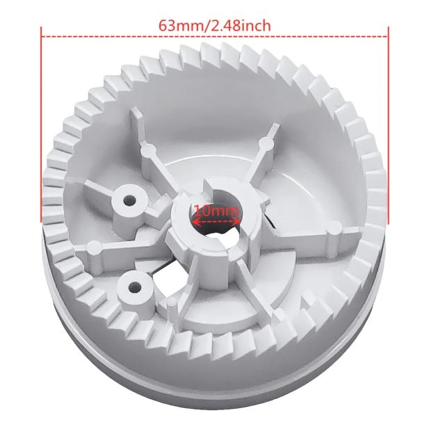Punho plástico Roda para máquina de costura, acessórios domésticos máquina de costura, Babylock, Janome, Kenmore, Feiyue, Yamata, #639097024