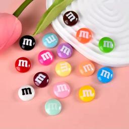 20 pçs resina doces contas de chocolate m feijão flatback cabochão apliques estatuetas ornamento jóias fazendo acessórios de cabelo - Image 3