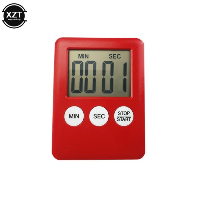 Temporizador de Cozinha Digital Magnético LCD com Alarme Alto - Essencial para Eficiência