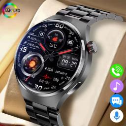 G.l wear 2025 novo relógio inteligente masculino display hd rastreamento de saúde bluetooth chamando assistente de voz esportes smartwatch - Image 1