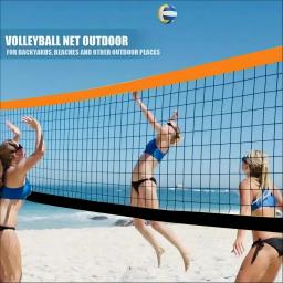 Rede de vôlei interna e externa portátil, vôlei e badminton, adequada para quintal, uso interno/externo! (excluindo suporte) - Image 4